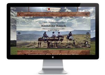 Klondike Guest Ranch | Web Redesign