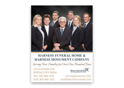 Harness Funeral Home | 1/4 Page Ad