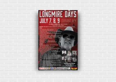 Longmire Days - 11x17 Poster Design - For Advertisement